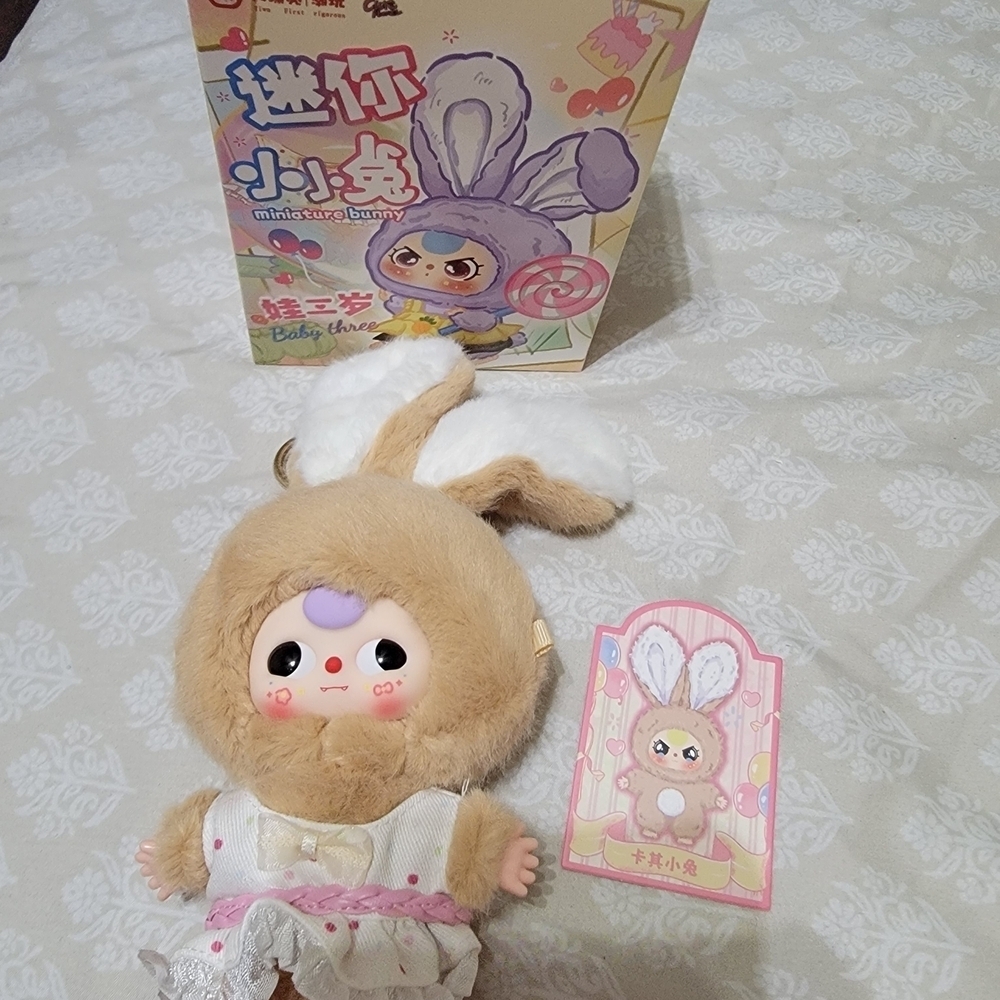 Baby Three Miniature Bunny Confirmed.